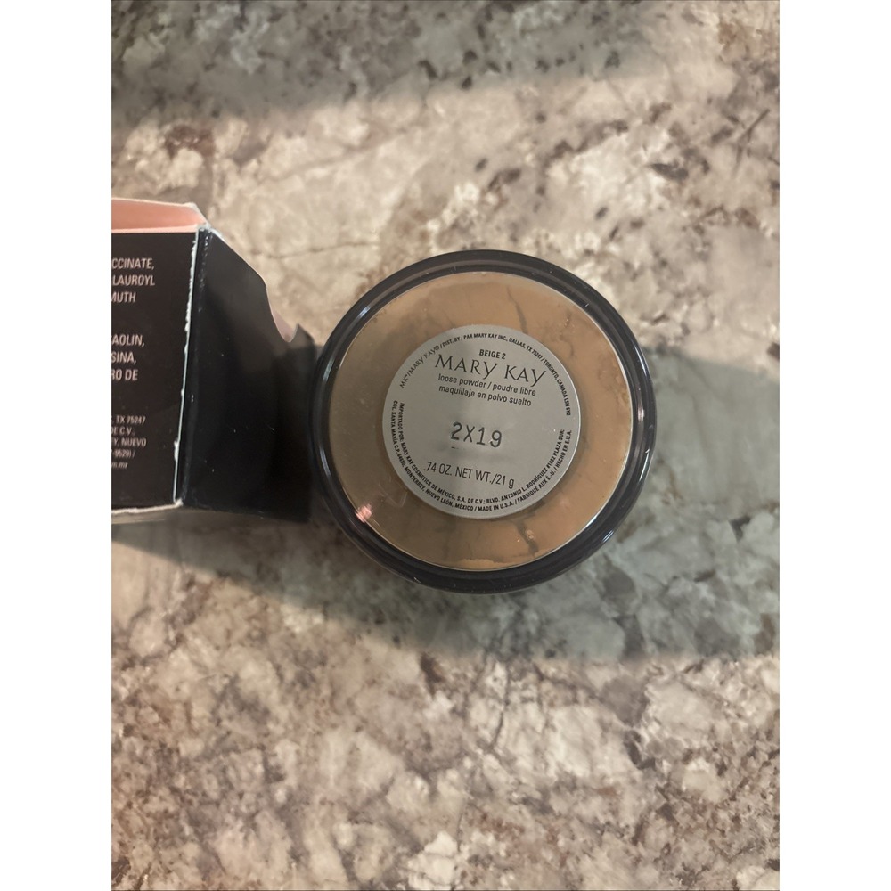 Mary Kay Loose Powder Beige 2  #022170‎ NIB NOS 0.74 Oz HTF - Picture 4 of 5